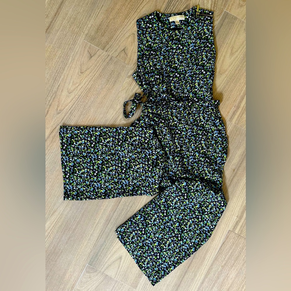 Michael Kors Sleeveless Belted Romper